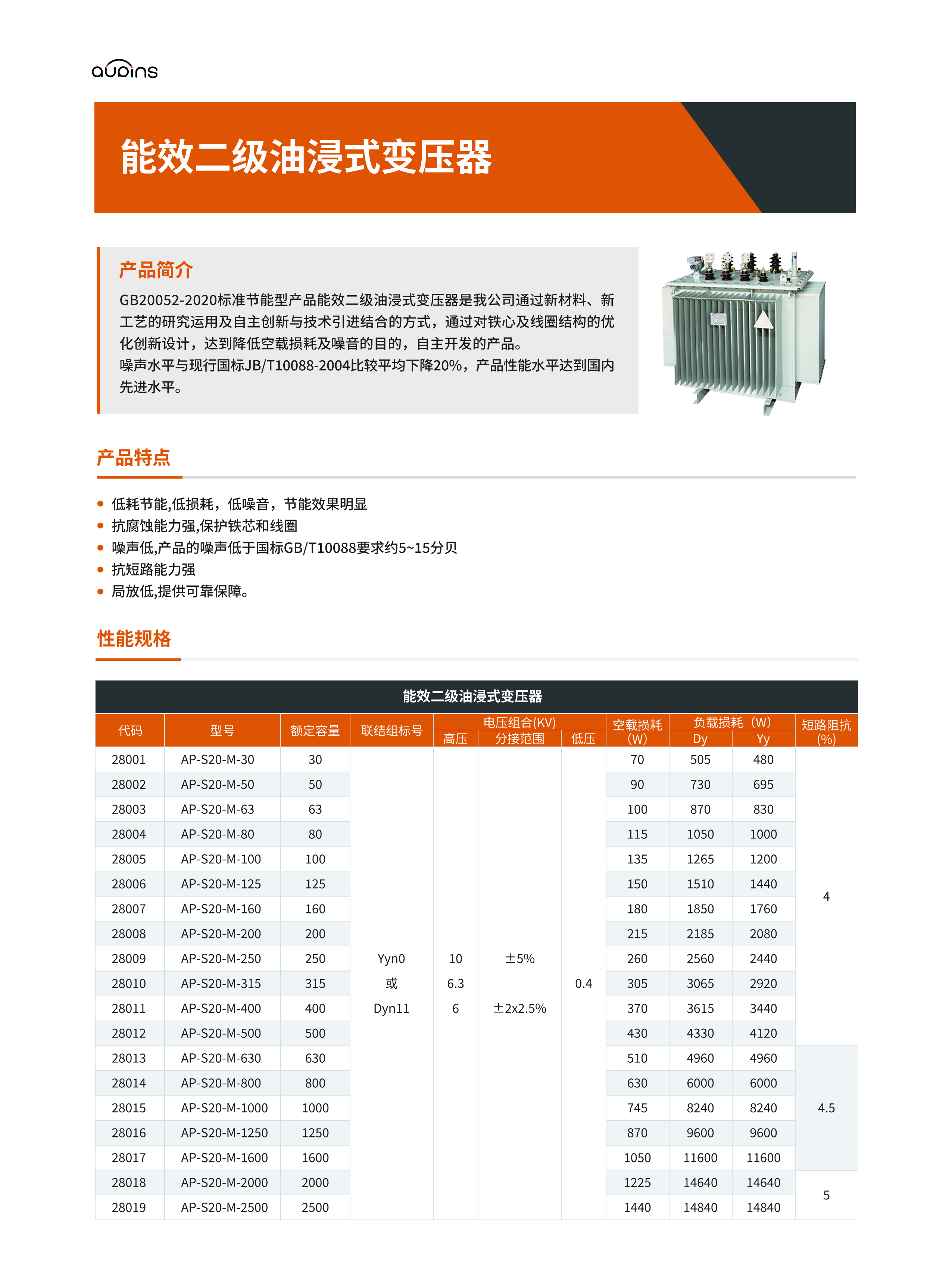 能效二级油浸式变压器(图1)